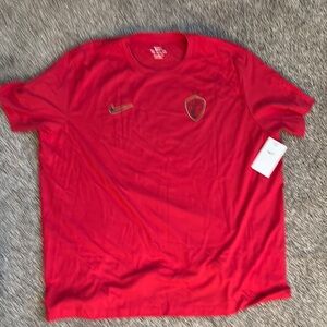 Nike XXL Red NC Courage soccer shirt